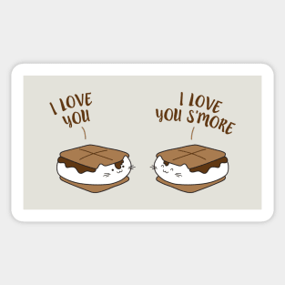 I Love You S'more Sticker